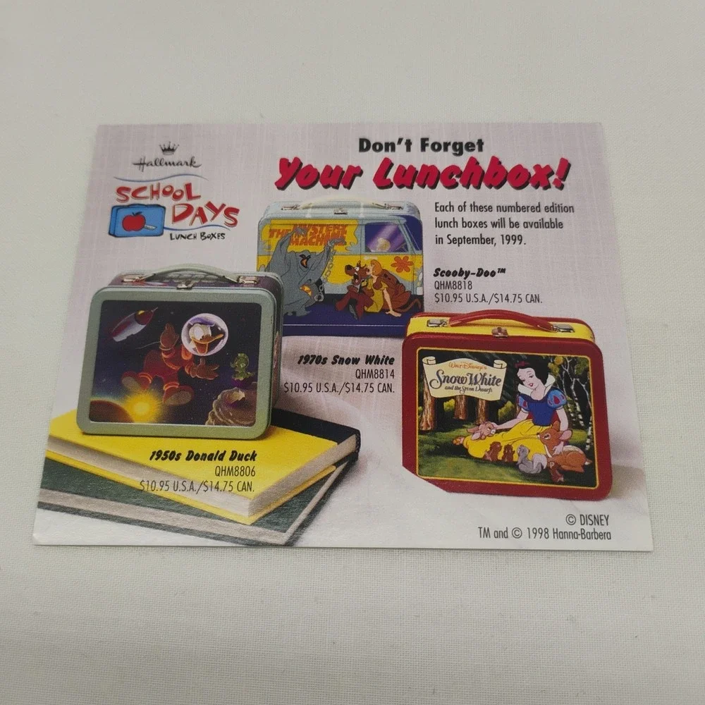 NIB Hallmark Keepsake Ornament 1999 Mini Howdy Doody Lunch Box Thermos Set